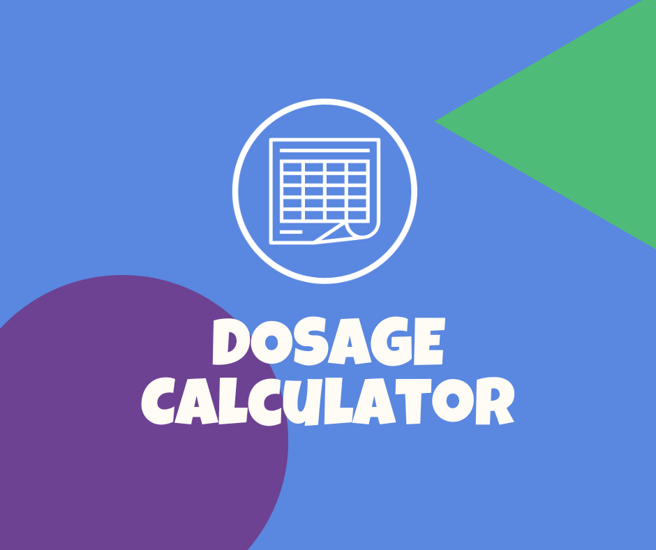 Dosage calculator for kids